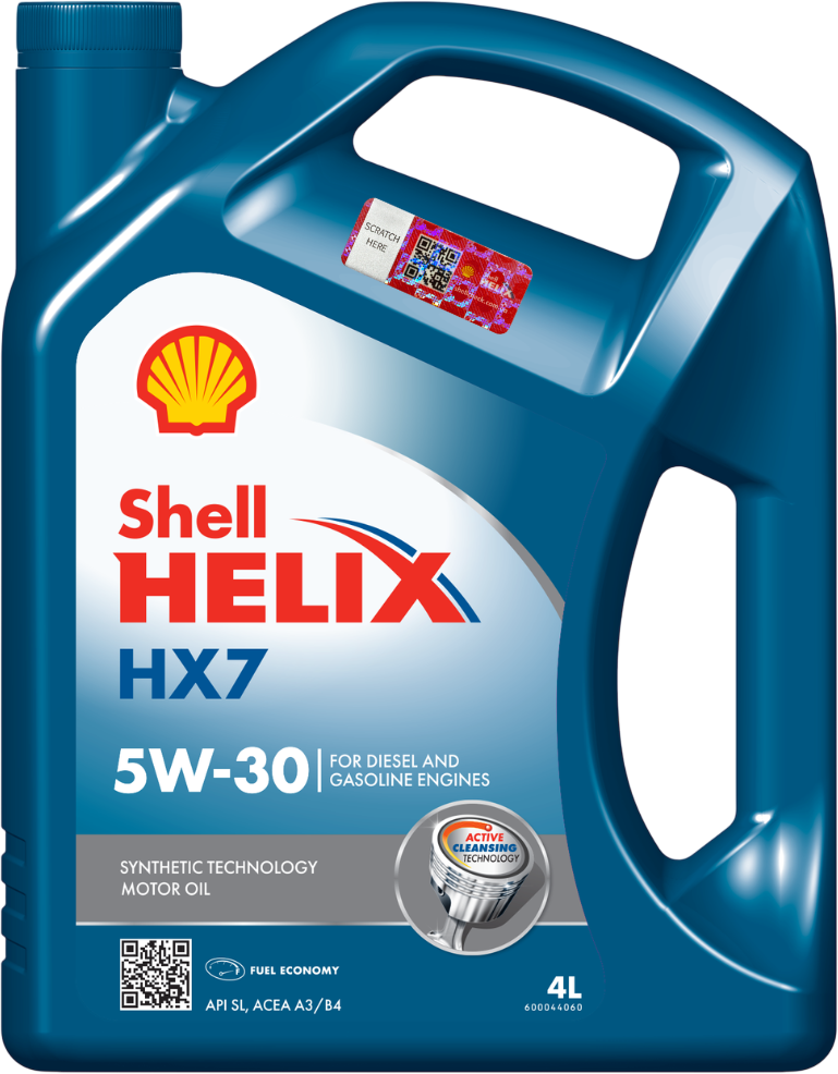 Олива моторна SHELL Helix HX7 5W-30, 4л